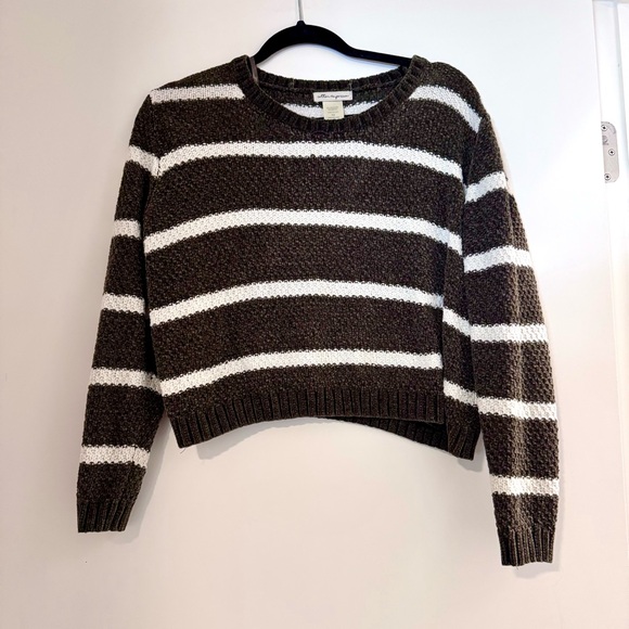 Fionn Cropped Chenille Pullover GUC - Picture 2 of 2